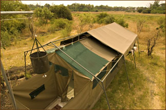 Camp am Khwai Fluss