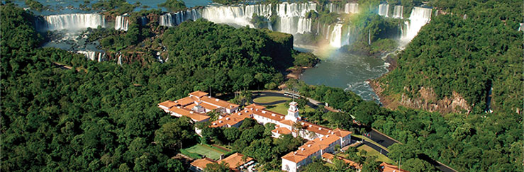 Luftbild vom Hotel das Cataratas