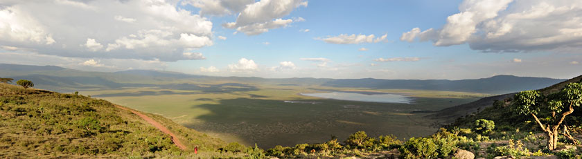 Blick über den Ngorongoro-Krater
