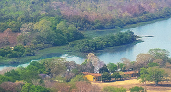 Unsere Pousada Rio Claro am Fluss