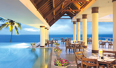 The Raviz Kovalam bis 2020 war es das Top-Hotel Leela Kovalam