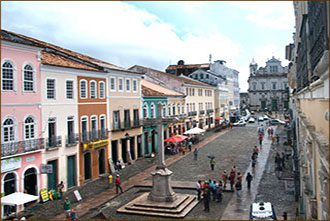 Zimmerausblick der Pension in Brasilien