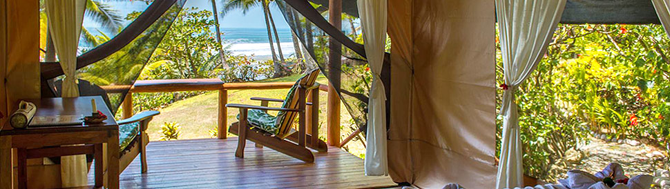 Lodge auf der Osa-Halbinsel mit tollem Ausblick auf das Meer