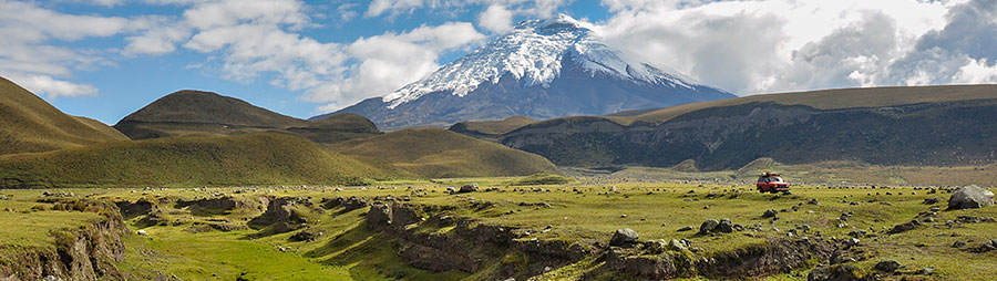 Vulkan im Andenhochland des Cotopaxi-Nationalparks