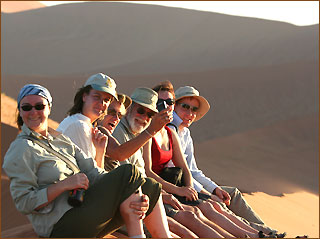 Reisefoto in die Namib-Wüste