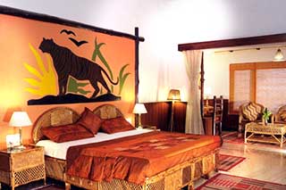 Doppelzimmer im Nature Heritage Hotel Bandhavgarh Nationalpark