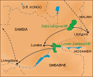Sambia Rundreisen