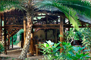 Loge im Kibale Nationalpark