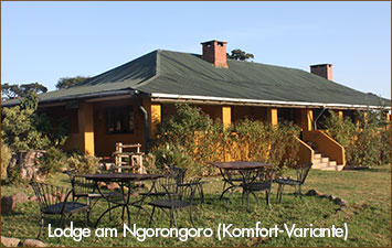 Tansania Campingplätze am Ngorogoro Krater