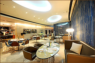 Lobby des Hotels