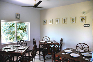 Restaurant der Lodge in Gir