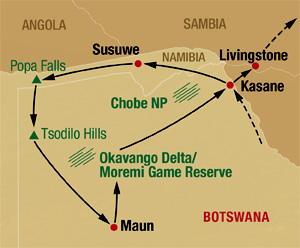 Botswana Camping Touren