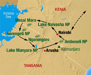 Kenia Tansania Rundreise