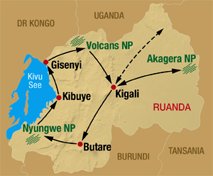 Rundreisen Ruanda