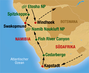Campingreise in Namibia