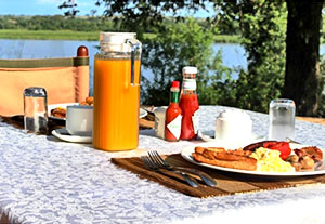 Lodge am Nil in Uganda