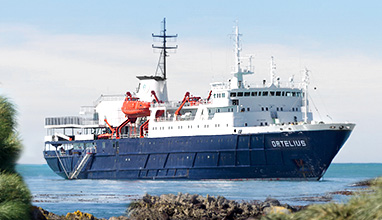 Das Kreuzfahrtschiff Ortelius