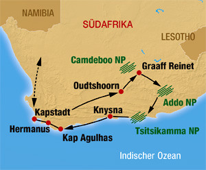 deutschsprachige Südafrika Reisen