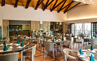 Restaurant der Lodge