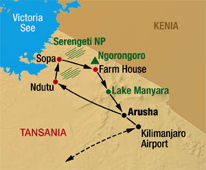 Foto Safari in der Serengeti von Tansania