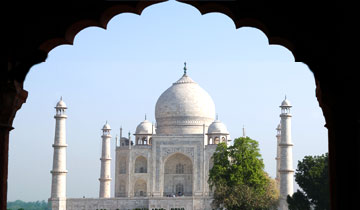 Besichtigung des  Taj Mahal