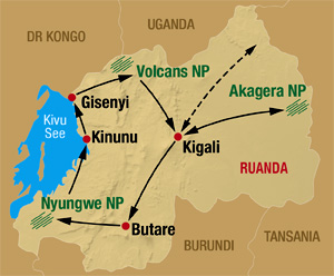 Rundreisen Ruanda
