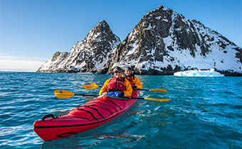 Mit einem Kayak die Antarktis erkunden