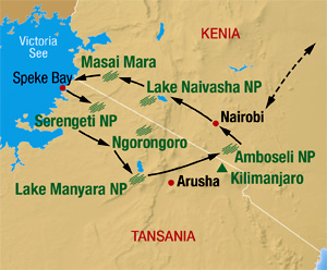 Kenia Tansania Rundreise