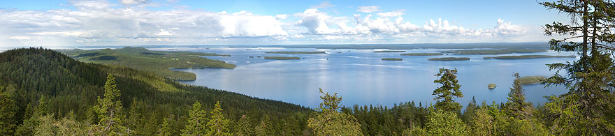 Koli-Nationalpark, etwa ein Fünftel Nordkareliens besteht aus Seen und Flüssen.