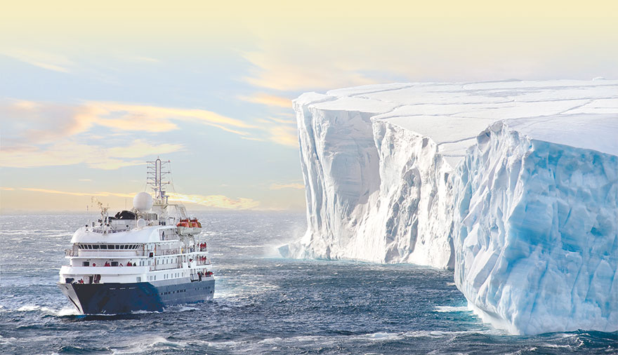 Kajaktour vor Eisbergen auf South Georgia