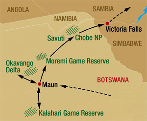 Botswana Camping Touren