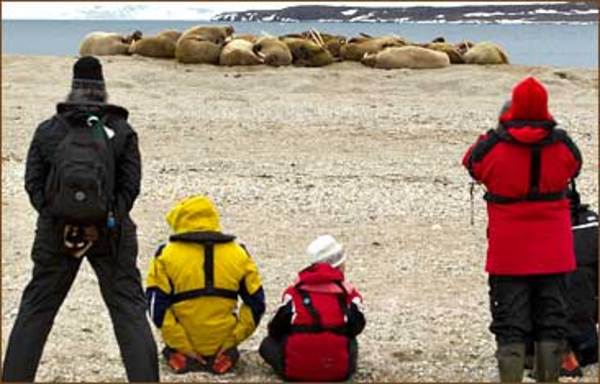 Wandern auf Spitzbergen