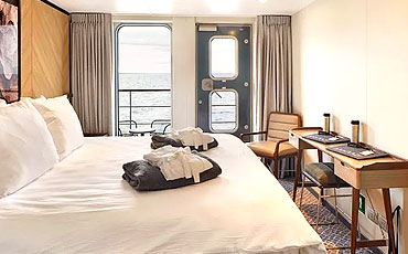 Ausstattung der Veranda-Kabine auf dem Schiff Magellan Explorer