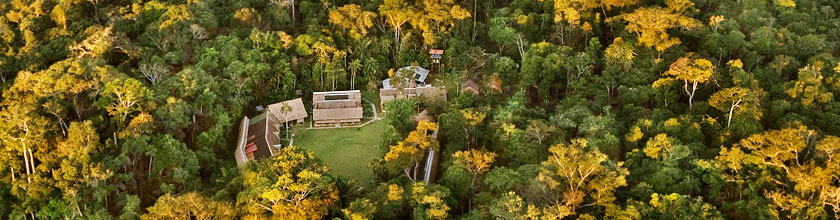 mitten im Wald gelegen