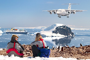 Flugreise in die Antarktis - Fly & Cruise Antarctica
